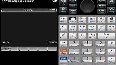 HP PRIME : CONVERSIÓN DE POLAR A RECTANGULAR Y VICEVERSA FASORES