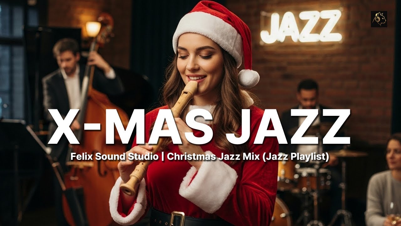 🎅Christmas Jazz Cafe 🎄 1h 20m of Warm Holiday Jazz for Study & Work