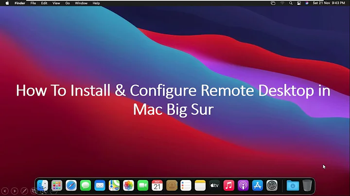 How to Setting up Microsoft Remote Desktop On mac Big Sur !! How to Use Remote Desktop On Mac