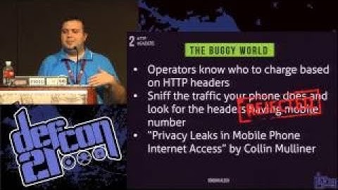 Defcon 21 Business Logic Flaws In Mobile Operators Services