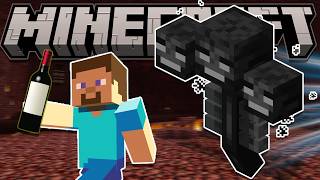 Hardcore Bedrock Minecraft, But If My Blood Alcohol Content Is Legal I Die - (Wine Wither Edition)
