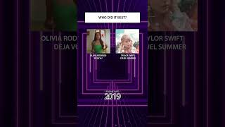 Who did it best? #music #pop #oliviarodrigo #taylorswift #remix #sample #shorts