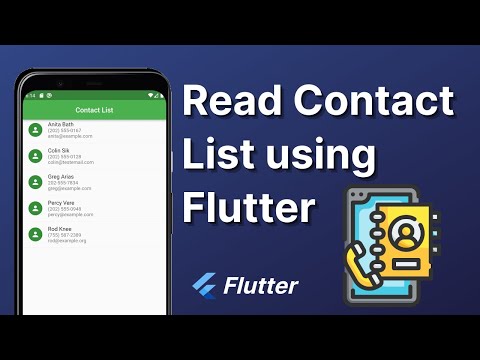 Flutter - Read Contact List | Fetch Contacts using Flutter [2022]