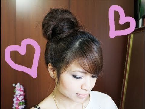 Cutest High Bun Updo Hair Tutorial (no teasing hairstyle)