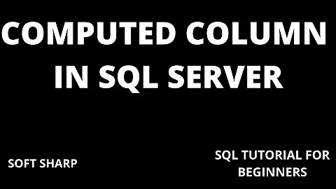 COMPUTED COLUMN IN SQL SERVER