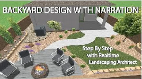Full Backyard Design with Narration (from start to 3D video) - Realtime Landscaping Architect