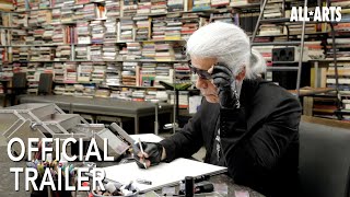 Karl Lagerfeld sketches while talking about his life in this short documentary on ALL ARTS