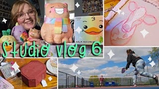 Studio Vlog 6 | Moriah Elizabeth Plushies, Punch needle, and more!
