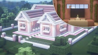 Minecraft  Large Modern House Interior Tutorial. How to Build a House in Minecraft