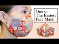 Easiest And Best Fit - How To Make Simple 3D Face Mask｜DIY No Pattern Face Mask