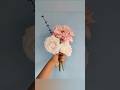 DIY WHITE ROSE FROM TISSUE PAPER ! AESTHETIC WHITE ROSE ! EASY HANDMADE CRAFT IDEAS !#DIY#CRAFT#art