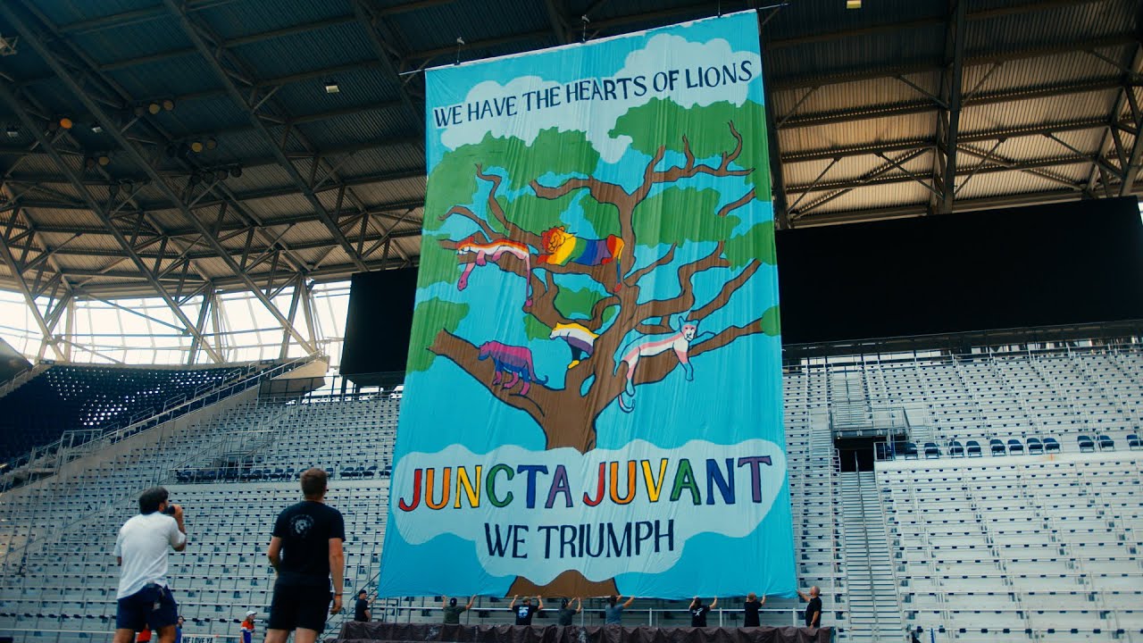 Juncta Juvant We Triumph | Making of the FC Cincinnati Pride Tifo