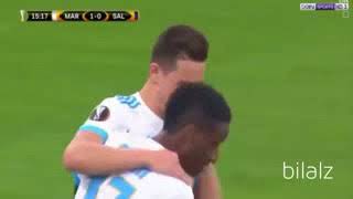 Marseille vs Salzburg 2 0  Buts & Résumé de la première mi temps   Europa League HD 04262018