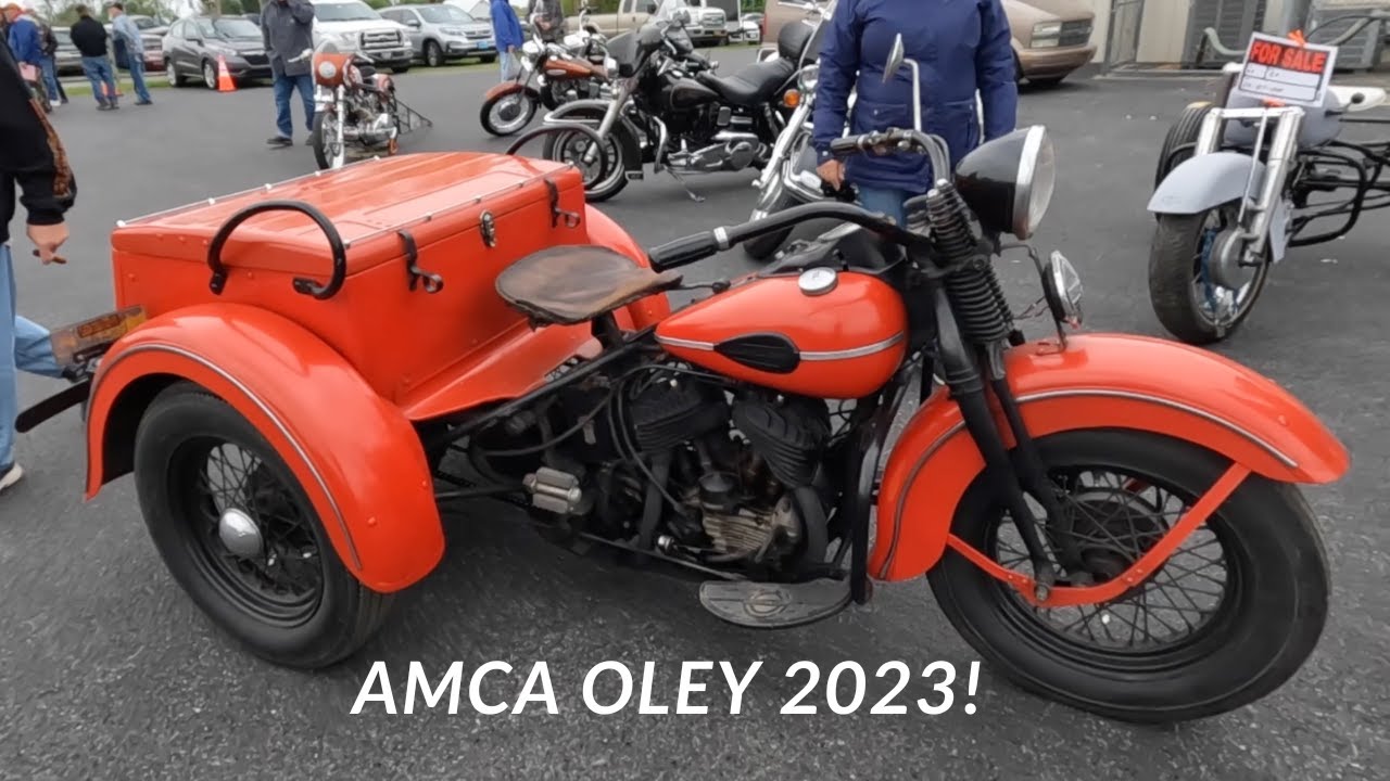 Antique Motorcycle Club of America (AMCA) swap meet in Oley PA 2023