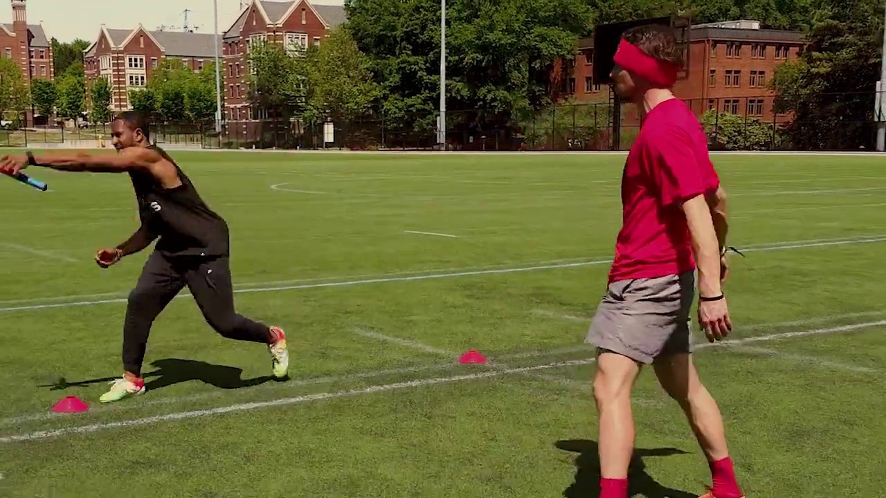 HECOstix Training with Bucs Safety Andrew Adams YouTube