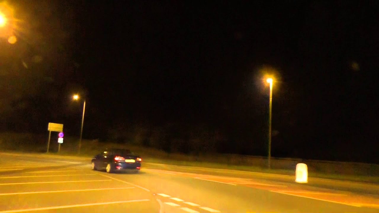 Night Drive On Whittington Road, Crookbarrow Way & Broomhall Way, Worcester, UK 11th October 2015