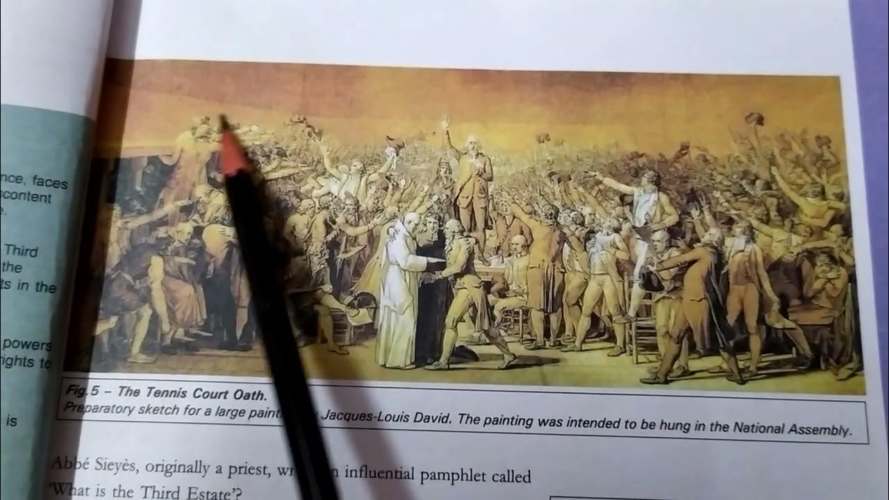 The Tennis court oathpicture explanation class 9cbsencerthistory