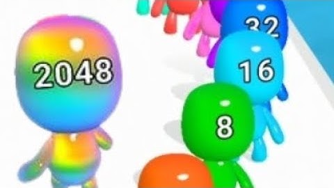 Man Runner 2048 gameplay  - iOS Android all levels mobile gameplay👌👍😎 walkthrough