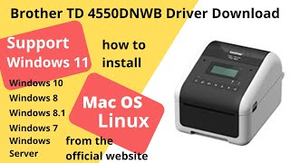 Brother TD 4550DNWB Driver Download and Setup Windows 11 Windows 10, Mac 13, Mac 12 screenshot 5