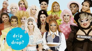 Ru Paul's Drag Race Queens Rate ICONIC Fits From Other Seasons | Drip or Drop | Cosmopolitan