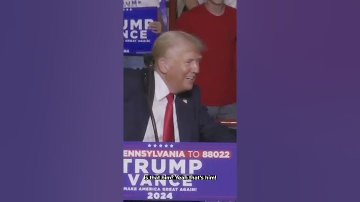 Trump thanks Butler rally attendee