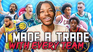 I Made A Trade With Every NBA Team in NBA 2K22