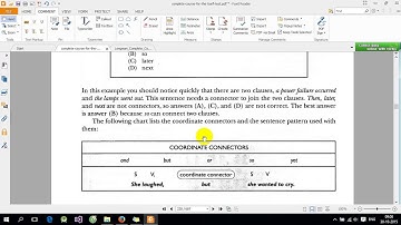 Skill 6 - Use coordinate connectors correctly