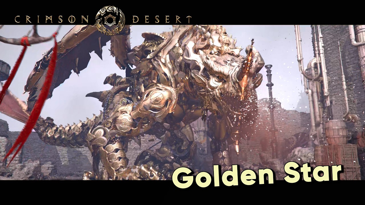 Crimson Desert Golden Star Boss Fight. Elite Enemy Mechanics - YouTube
