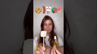 Big or Small challenge 😂 Giant pretzel or pink gummy ice cream?#video#view#shorts#Rinkismilepinki