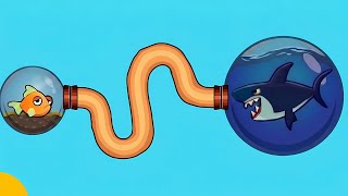 Save the fish / pull the pin updated level fish save game pull the pin game / mobile game 1000000 screenshot 1