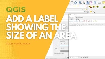 Label polygon with area units in QGIS