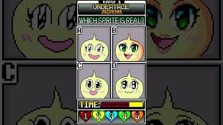 Which Sprite Is REAL? Undertale Edition #shorts