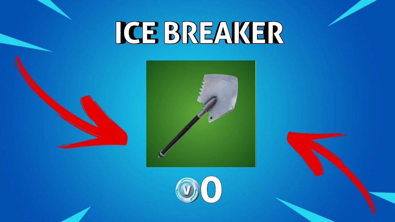 How to get the *ICE BREAKER* pickaxe for free! - YouTube