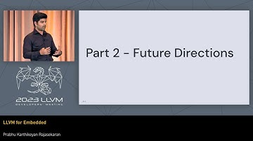 2023 LLVM Dev Mtg - LLVM Toolchain for Embedded Systems