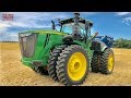 Driving a Grain Cart Tractor in a 1,000 Acre Wheat Field