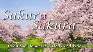 Sakura Sakura (traditional Japanese melody and lyrics )with subtitles Resimi