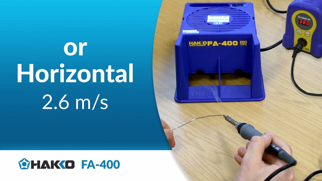 Hakko FA400 Desktop Smoke Absorber YouTube