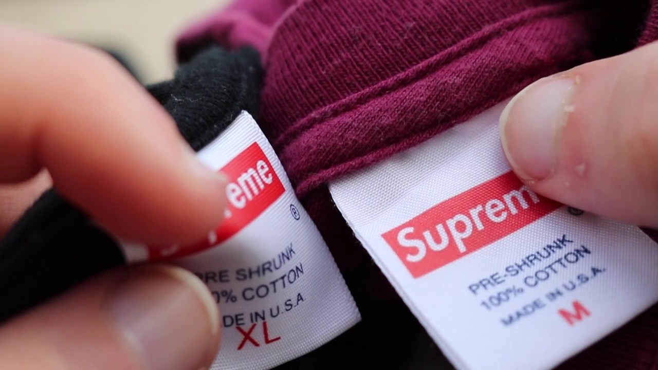 How To Legit Check Any Supreme Shirt Real Vs Fake - YouTube