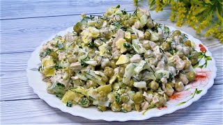 Салат, он вкуснее Оливье!  Такой хоть каждый день, да и на праздник на столе не останется.