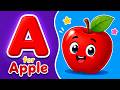 ABC Song with Funny Animals and Colors | Kids Learning Songs &amp; Nursery Rhymes
