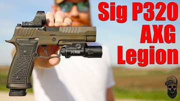 Cover Image for New Sig P320 AXG F 9mm Legion First Shots: The Best P320 Yet?