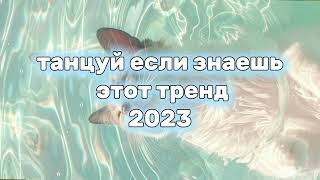 ::танцуй если знаешь этот тренд::2023::