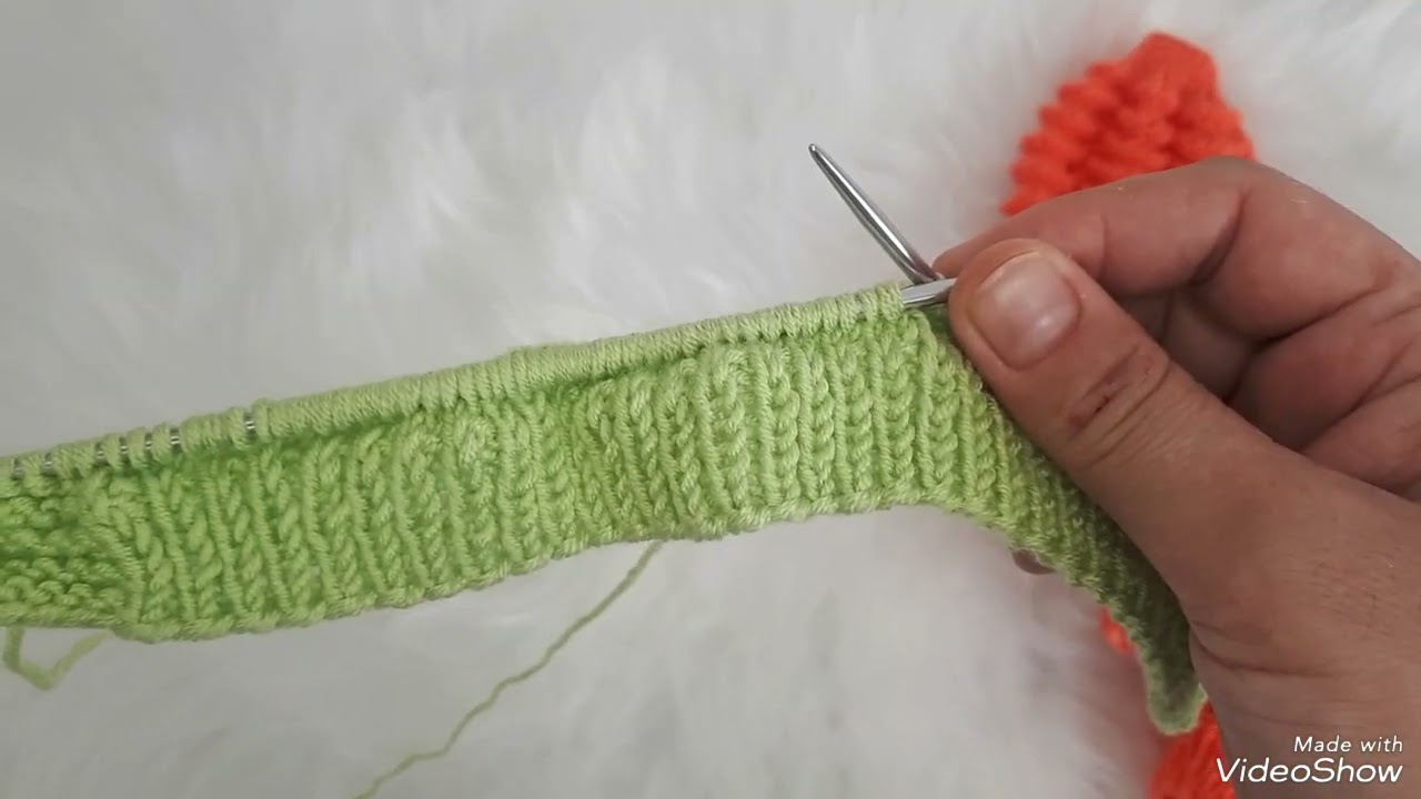 mandalin modelinden bebek hırkası 1.bölüm