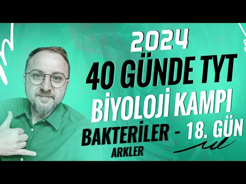 BAKTERİLER VE ARKLER  | 40 Günde TYT Biyoloji Kampı | 2024 | 18.GÜN