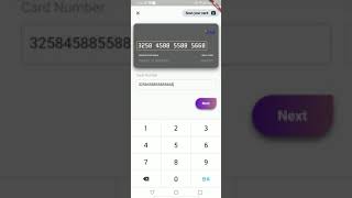 Flutter awesome credit card form