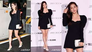 JISOO at the Jimmy Choo Event 200109 (Compilation) || BLACKPINK