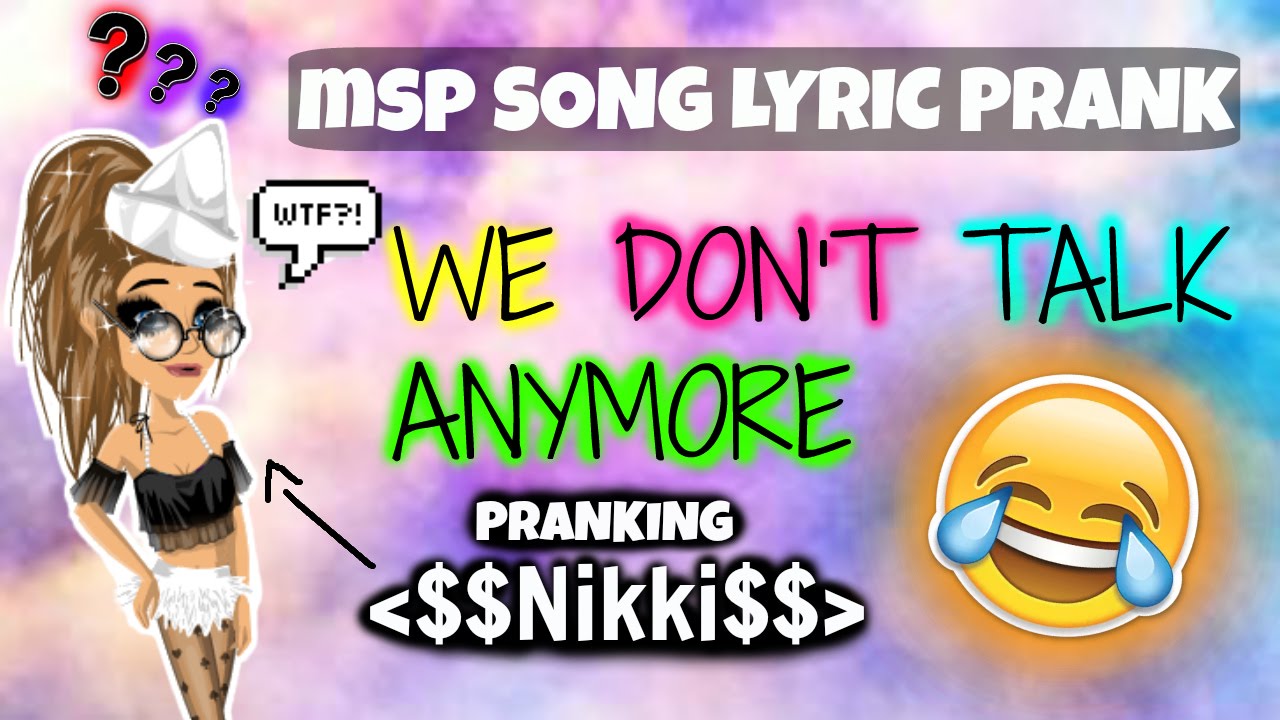 Msp Song Lyric Prank  Charlie Puth ft. Selena Gomez We don\u002639;t talk anymore  YouTube