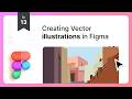 All you need is Figma's pen tool | Start with illustrations in Figma| #uxtrim