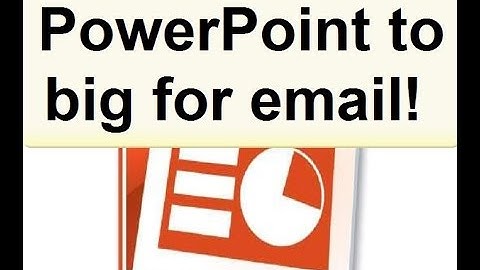 FILEminimizer solution - PowerPoint too big to be sent by e-mail? - ALLCapture / TurboDemo video