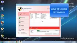 Antiviral Factory 2013 - removal video instructions